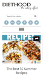 Mobile Screenshot of diethood.com