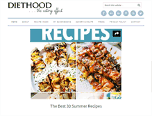 Tablet Screenshot of diethood.com